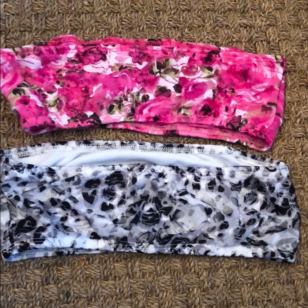 Delia’s Strapless Lace Bralette Bandeau BUNDLE - Picture 4 of 7